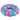 Hondenspeeltje MALLOW RING roze/blauw
