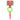 Hondenspeeltje DOODLE groen/roze