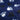 Vetbed met antislip 28 mm blauw/poot