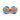 Tennisbal blauw/oranje